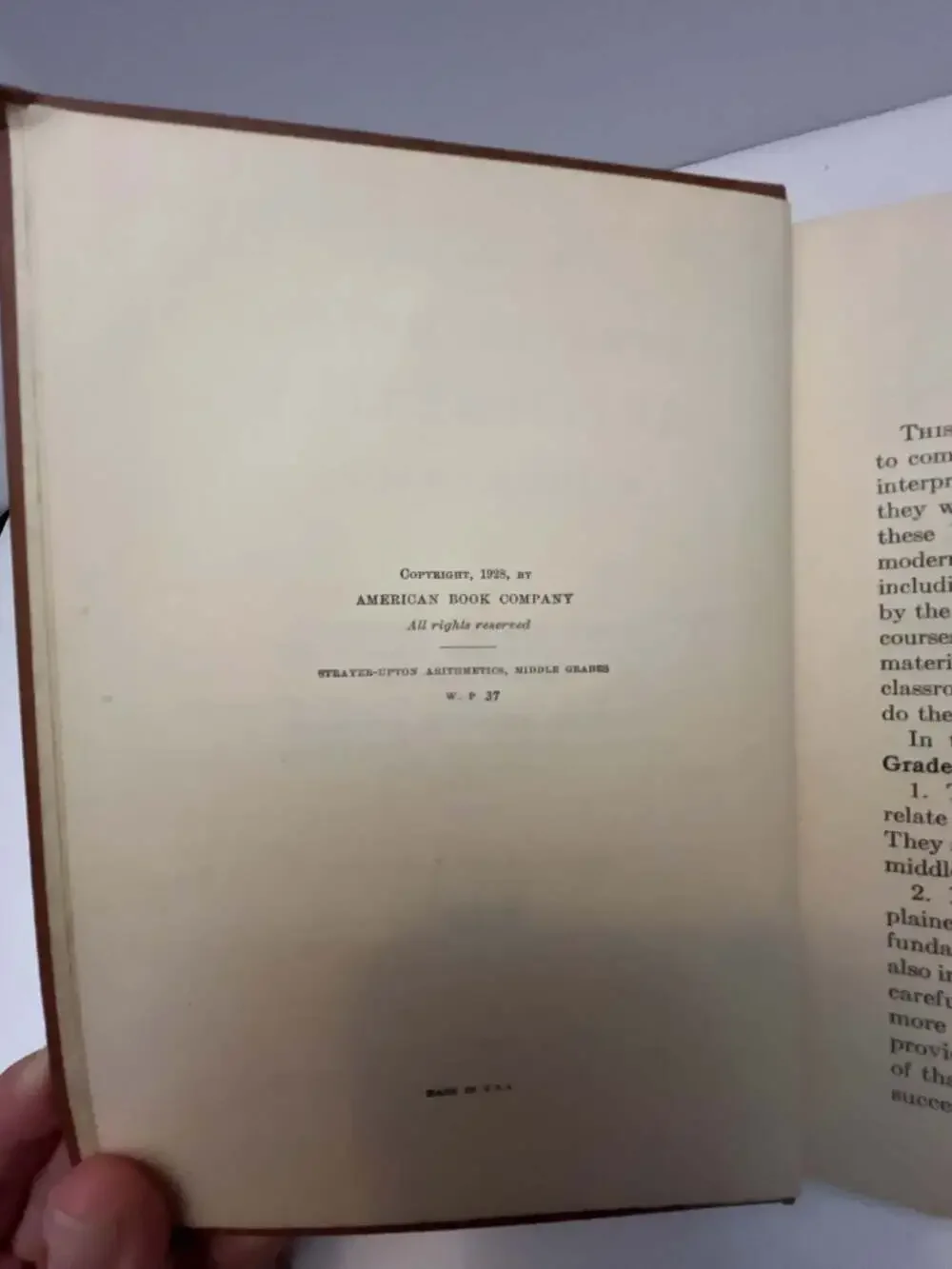 Strayer-Upton Arithmetics: Middle Grades (1928)
